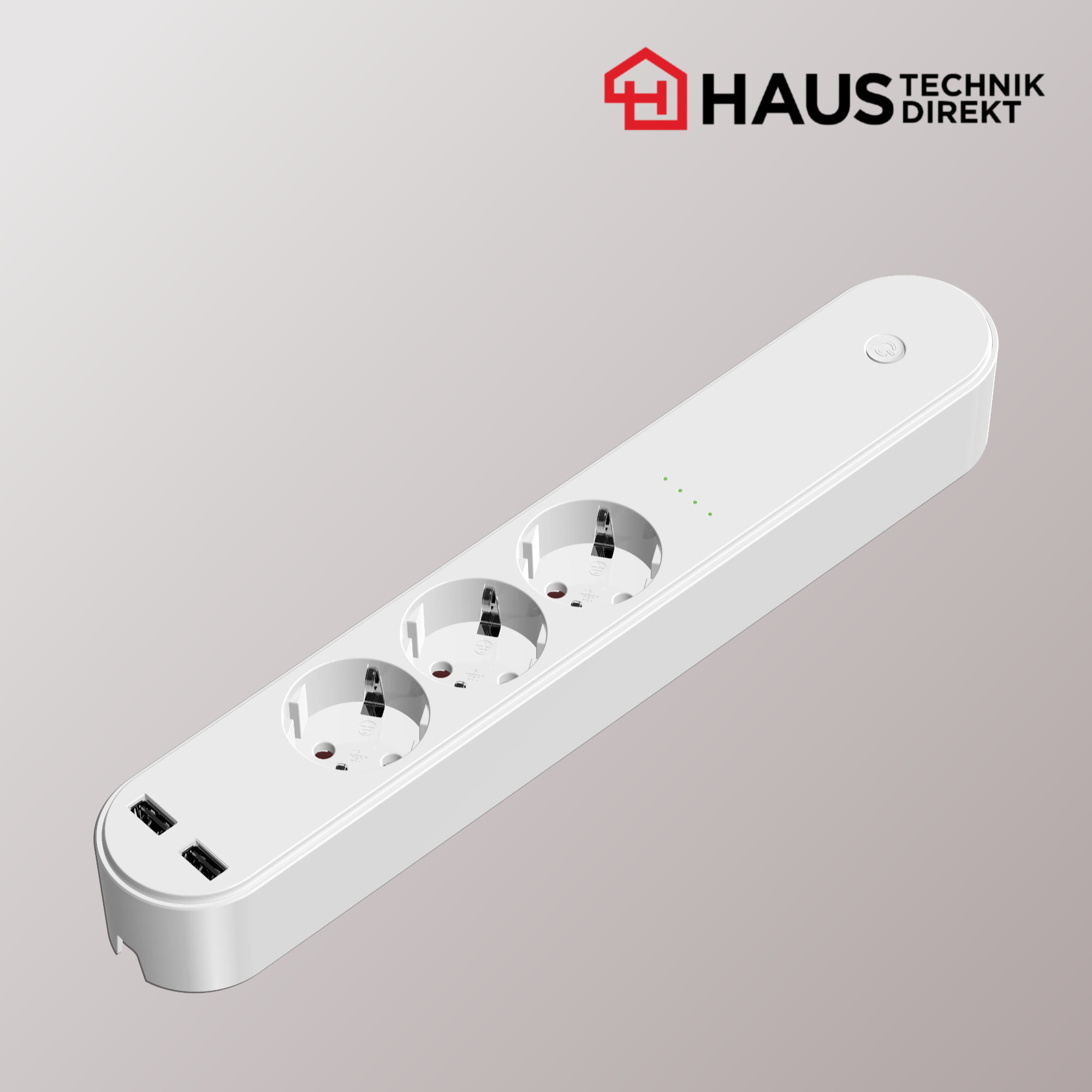 Essentials Smart Home 3-fach Steckdosenleiste USB