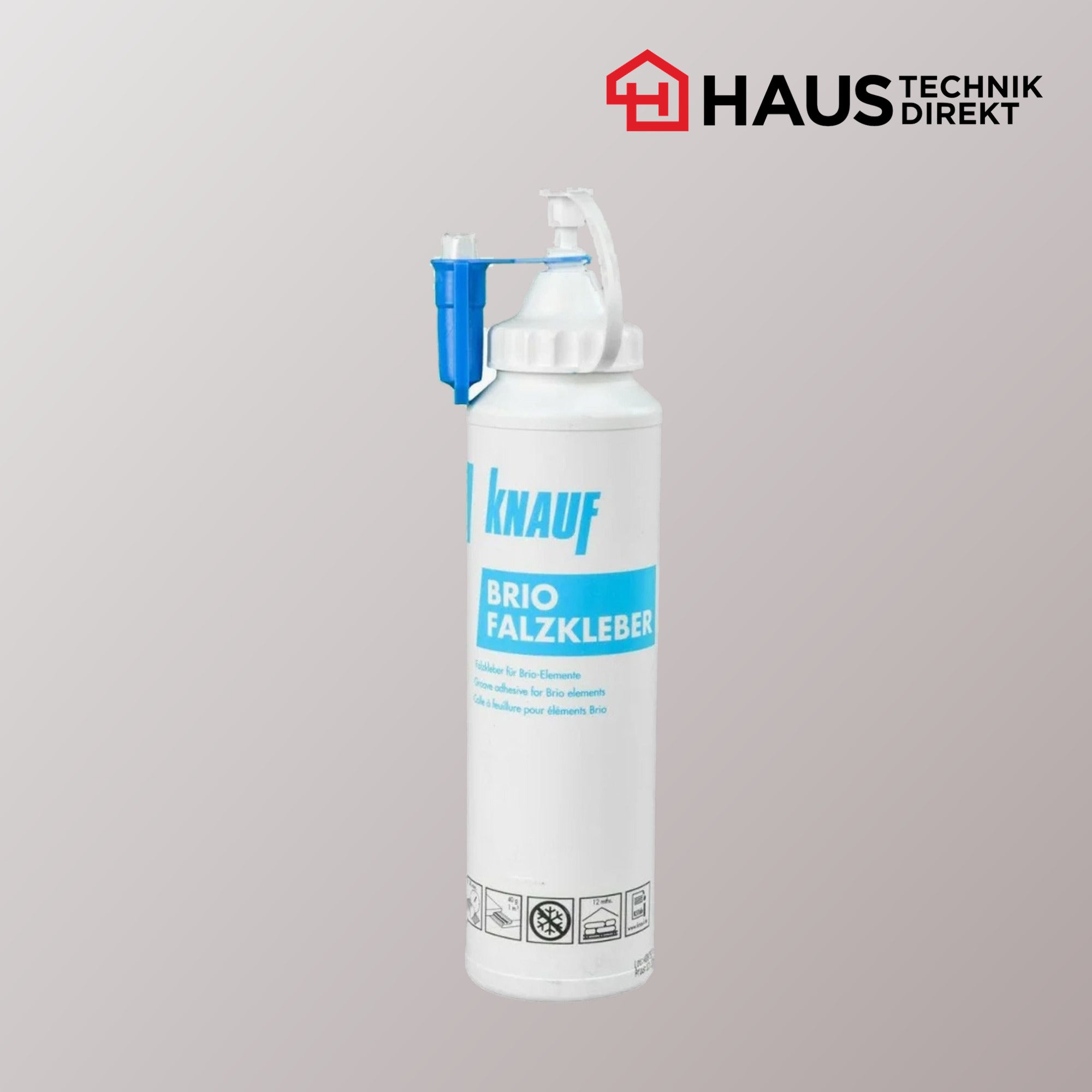 Knauf Brio Falzkleber 800 g für Trockenestrich, Flasche mit Dosierdüse