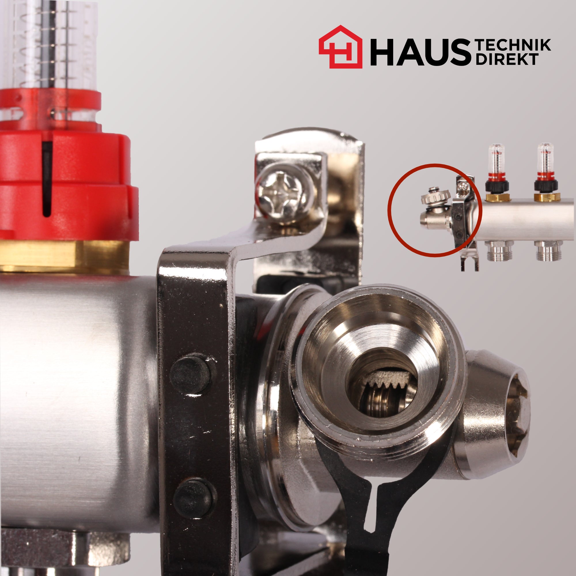 EAZY-Systems High-End Heizkreisverteiler mit 7 Heizkreisen