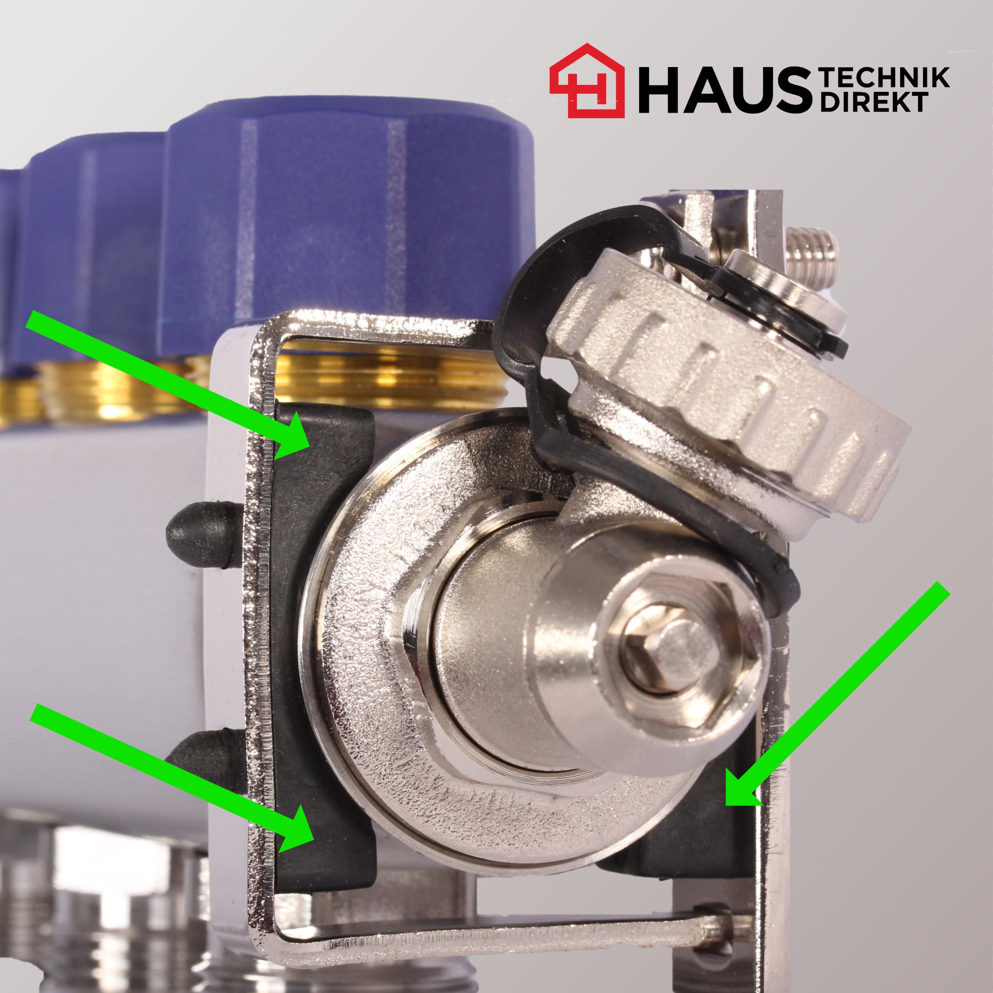 EAZY-Systems High-End Heizkreisverteiler mit 5 Heizkreisen