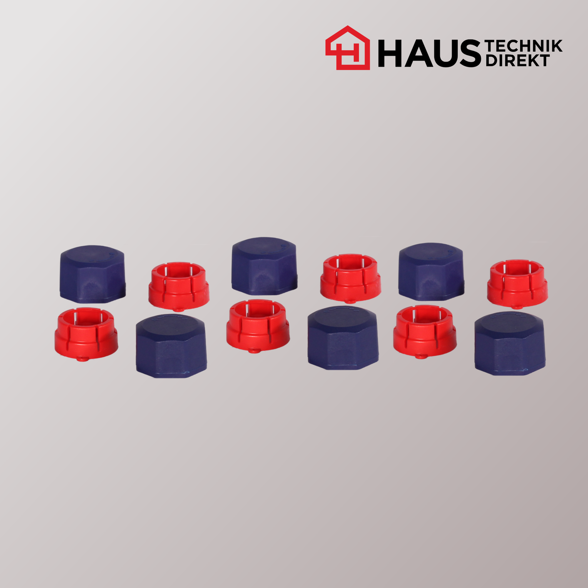 EAZY-Systems High-End Heizkreisverteiler mit 6 Heizkreisen