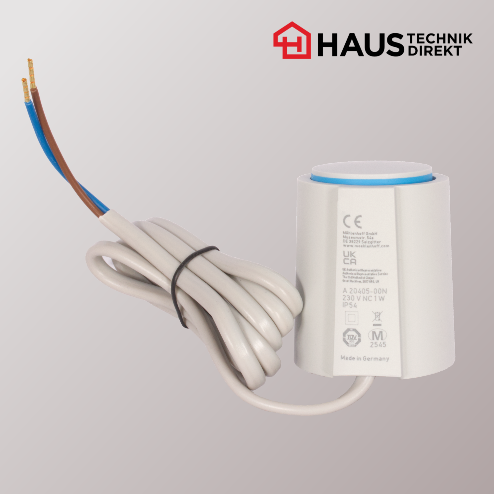 Möhlenhoff Stellantrieb Alpha 5  festes Kabel ohne VA (Typennummer: A 20405-00N00-1S)