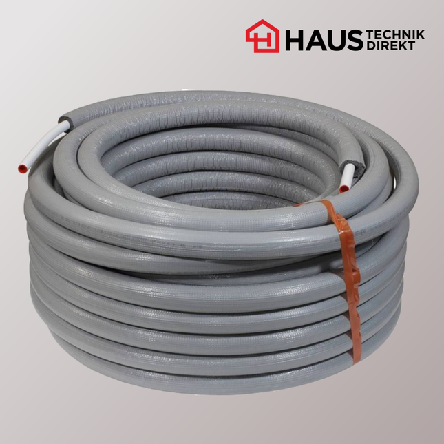 Alu-Verbundrohr 32 x 3 mm mit 9 mm PE-Isolierung, 25 m - Rolle