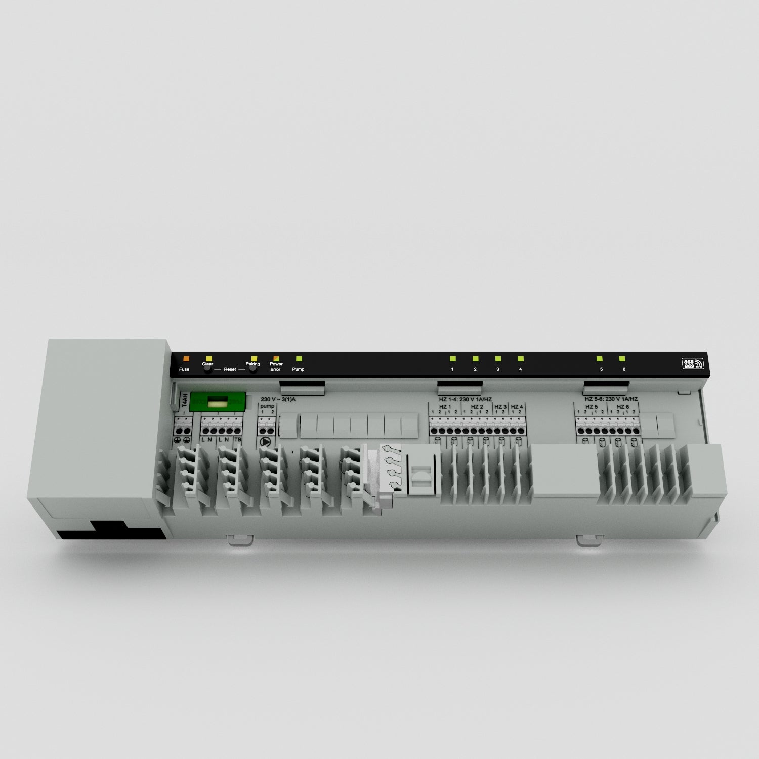 Möhlenhoff Alpha Smartware Basisstation Standard – 6 Zonen – 230 V (Typ: BSS 21001-06N2)