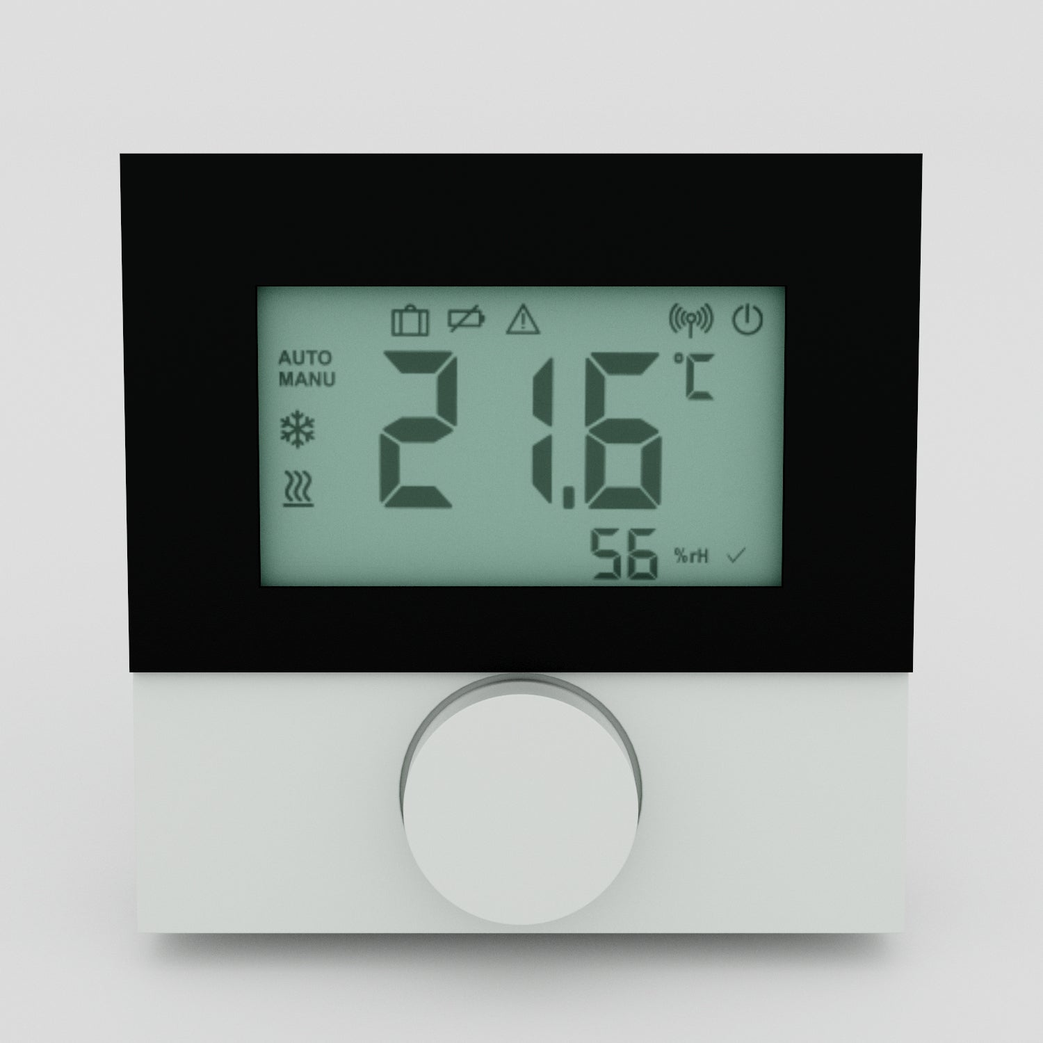 Möhlenhoff Alpha Smartware Raumbediengerät Display mit Designscheibe (TYP: RDS 61011-N1)