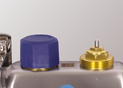 HD-Edelstahl Heizkreisverteiler – powered by EAZY Systems – 10 Heizkreise