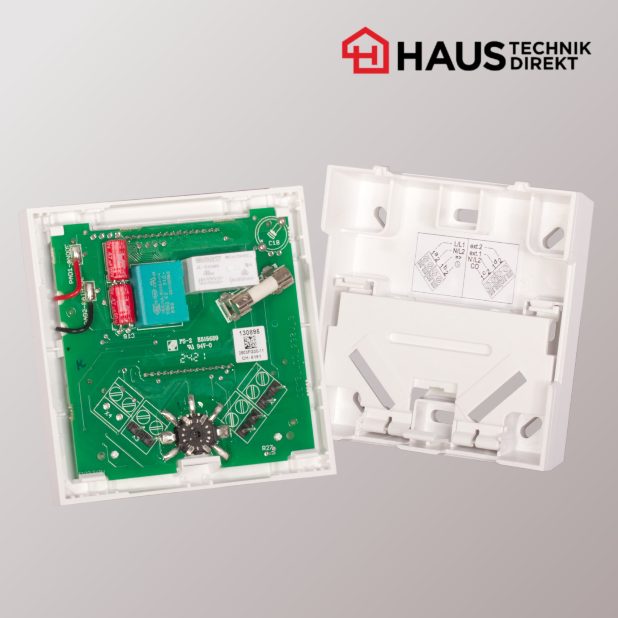 EAZY Thermostat 2 LCD Extra, 230 V/24 V, NC, Aufputz