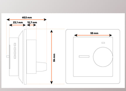 EAZY Multi Thermostat Analog