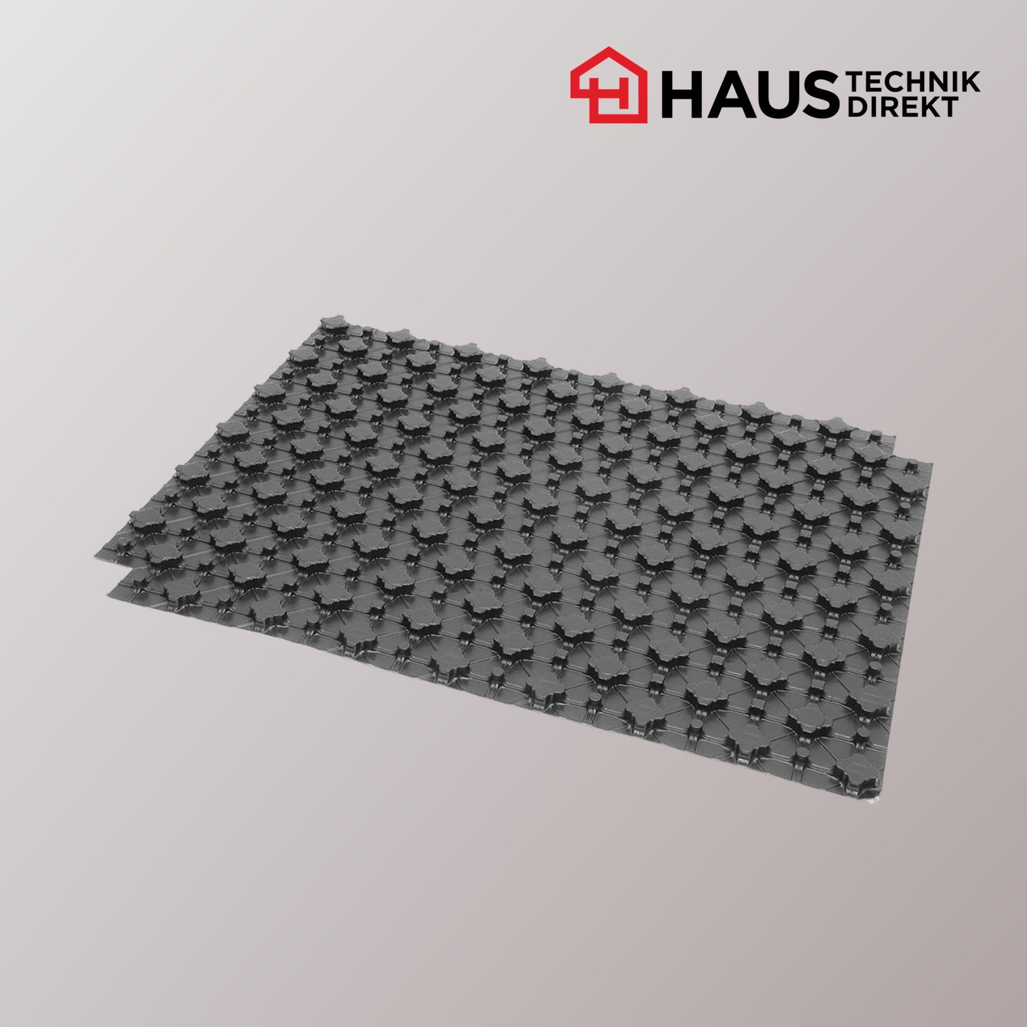 Noppenplatte Spezial ohne Dämmung, zwei Platten übereinander in kompletter Ansicht