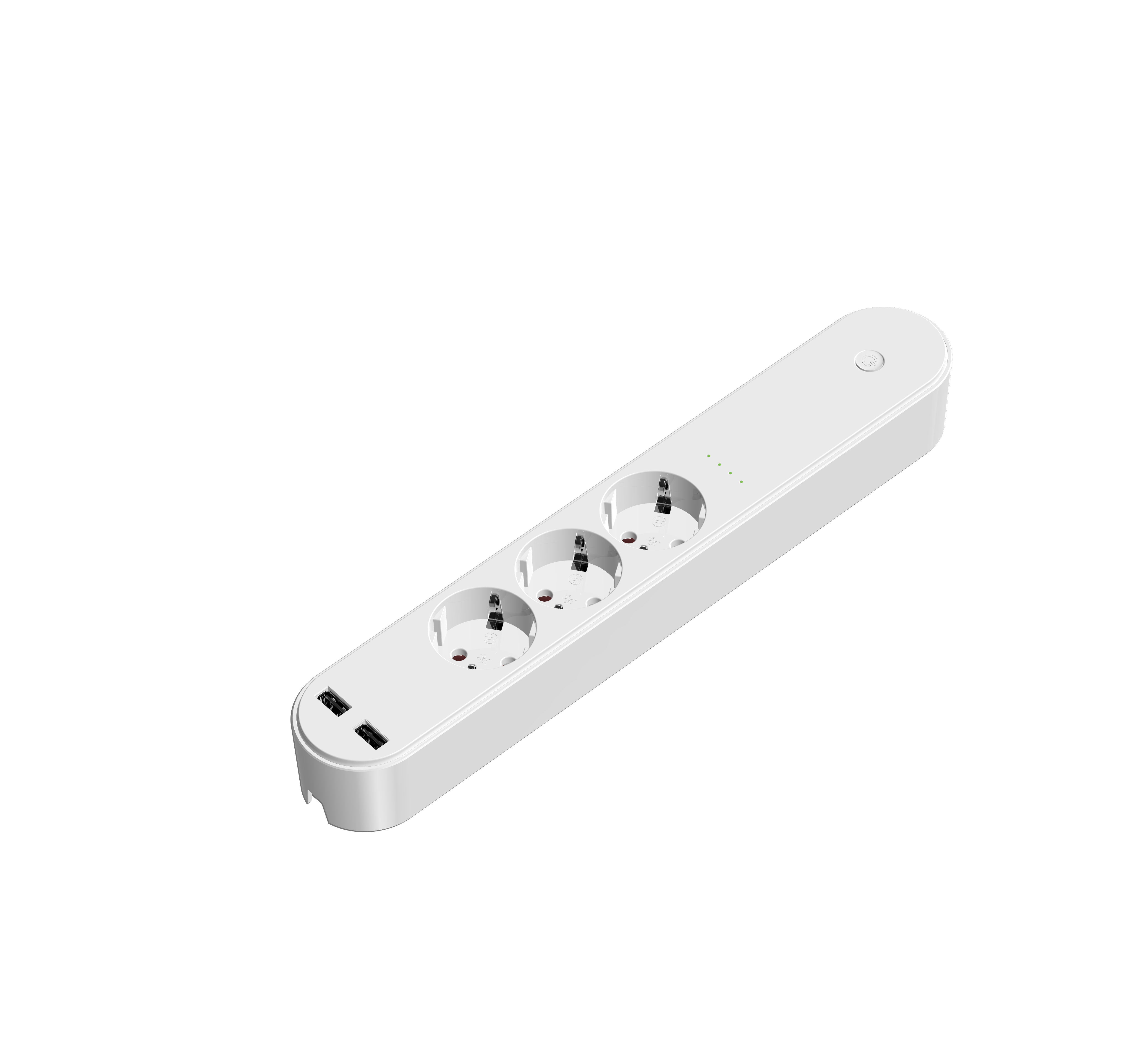 essentials Smart Home 3-Fach  Steckdosenleiste USB (Art.-Nr. 120323)