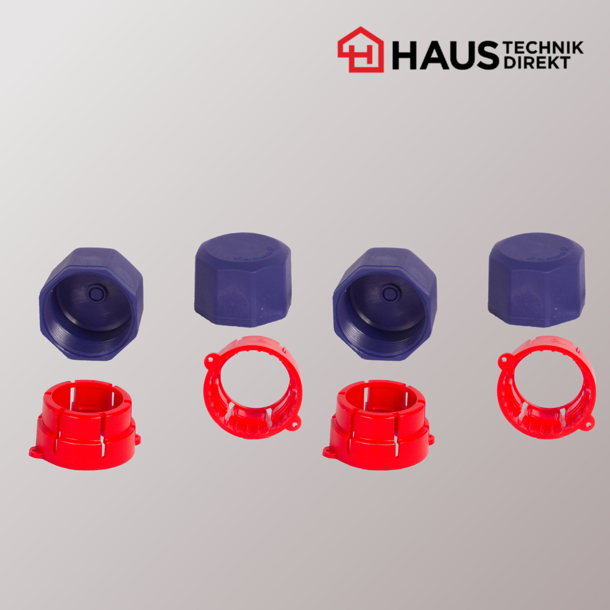 HD-Edelstahl Heizkreisverteiler – powered by EAZY Systems – 4 Heizkreise
