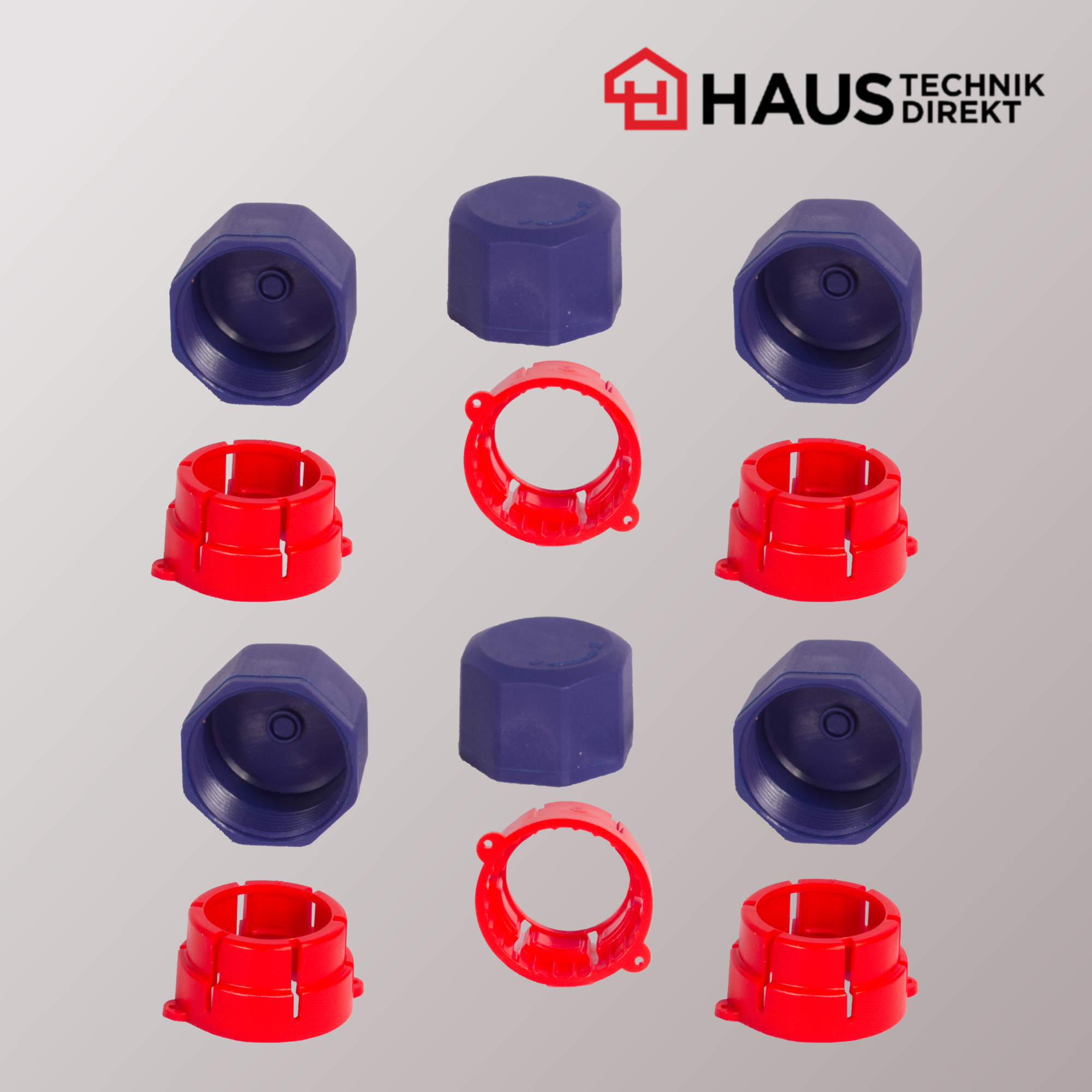 HD-Edelstahl Heizkreisverteiler – powered by EAZY Systems – 6 Heizkreise