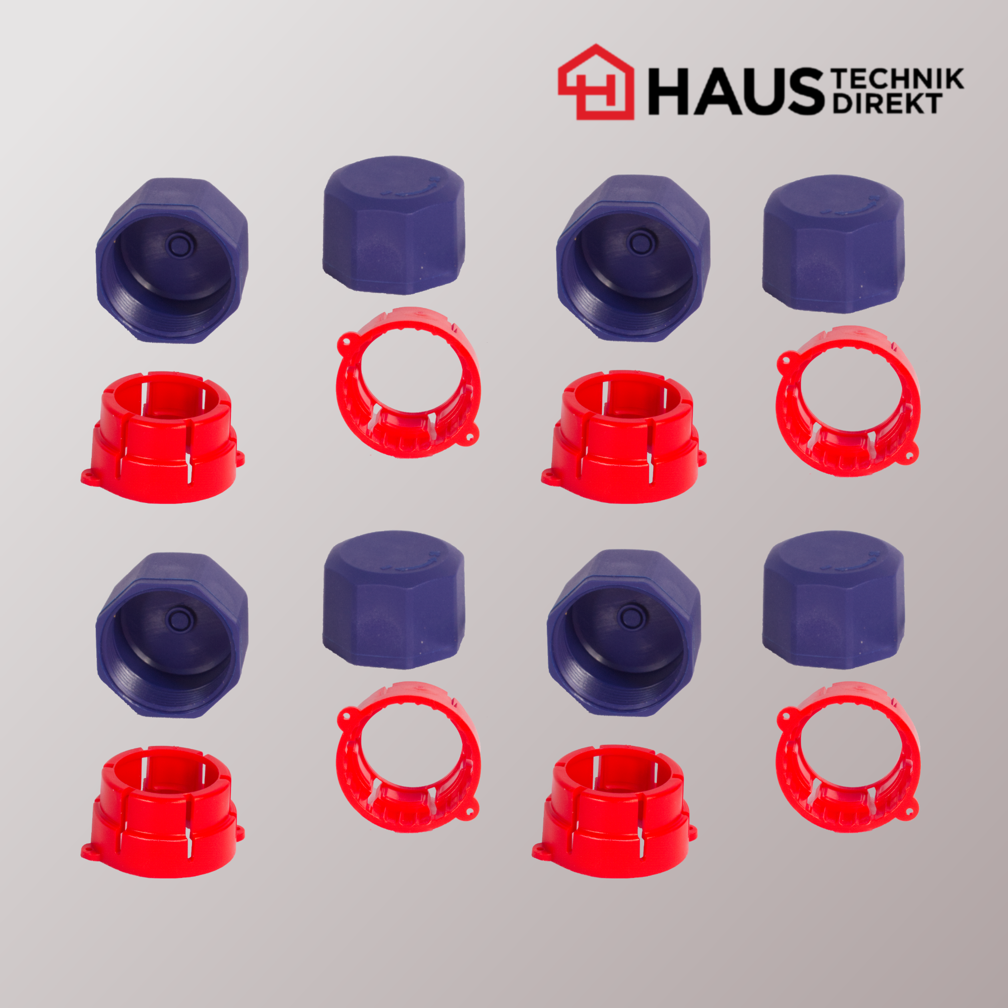 HD-Edelstahl Heizkreisverteiler – powered by EAZY Systems – 8 Heizkreise