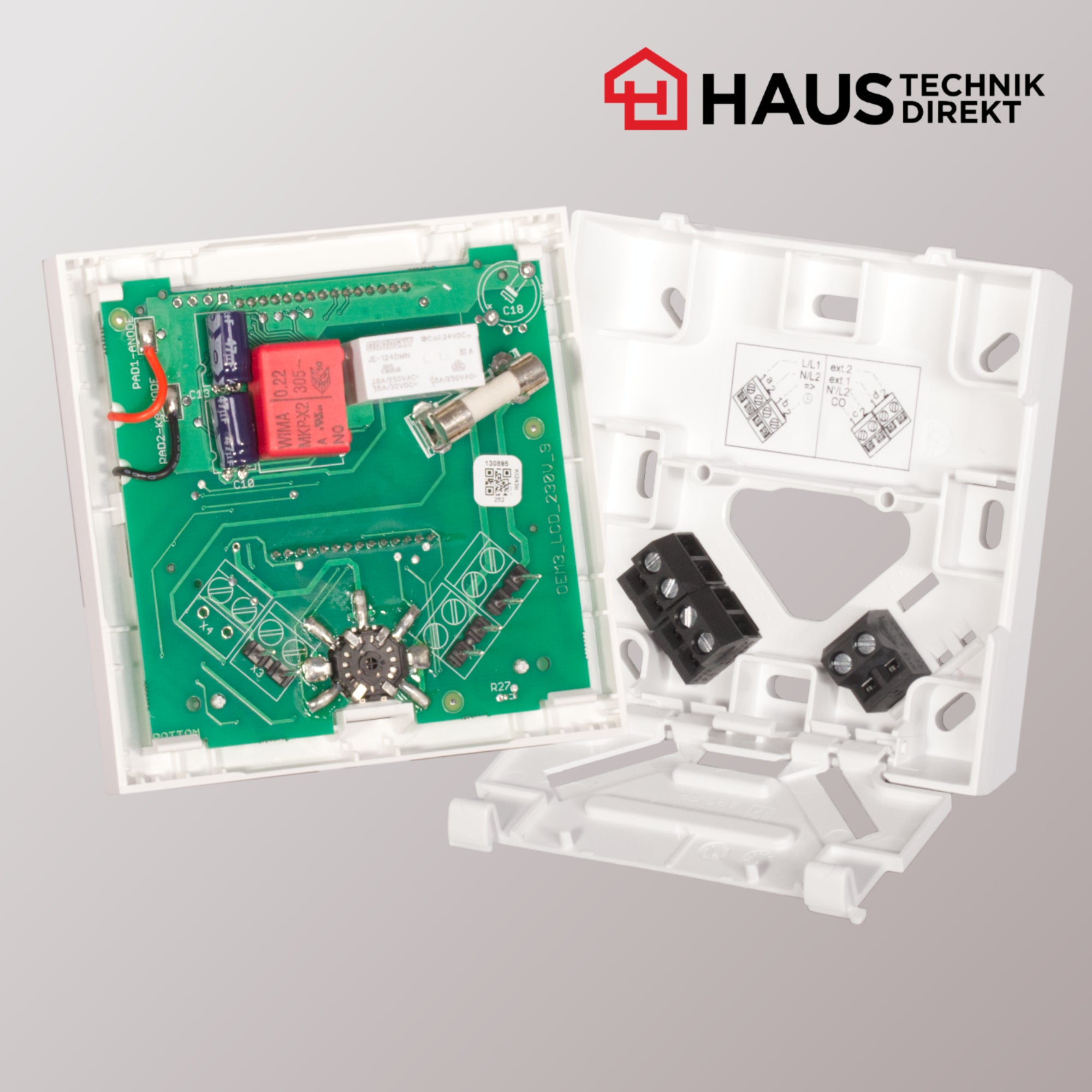 Alpha Regler direkt Komfort Display 230V mit Designscheibe (Typ: RD 25203-40N5)