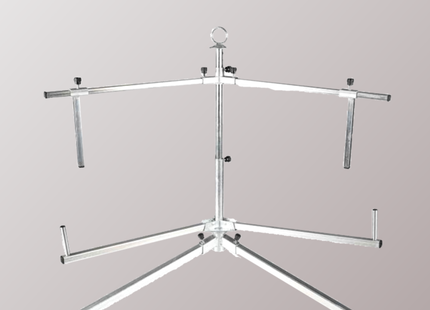 Rohrhaspel als Dreibein