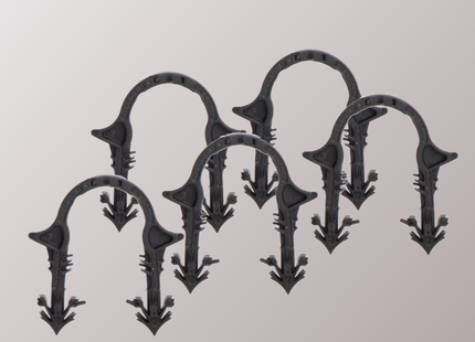 Tackernadeln / Ankerclips zur Rohrbefestigung 1000 Stk. verklebt Paket