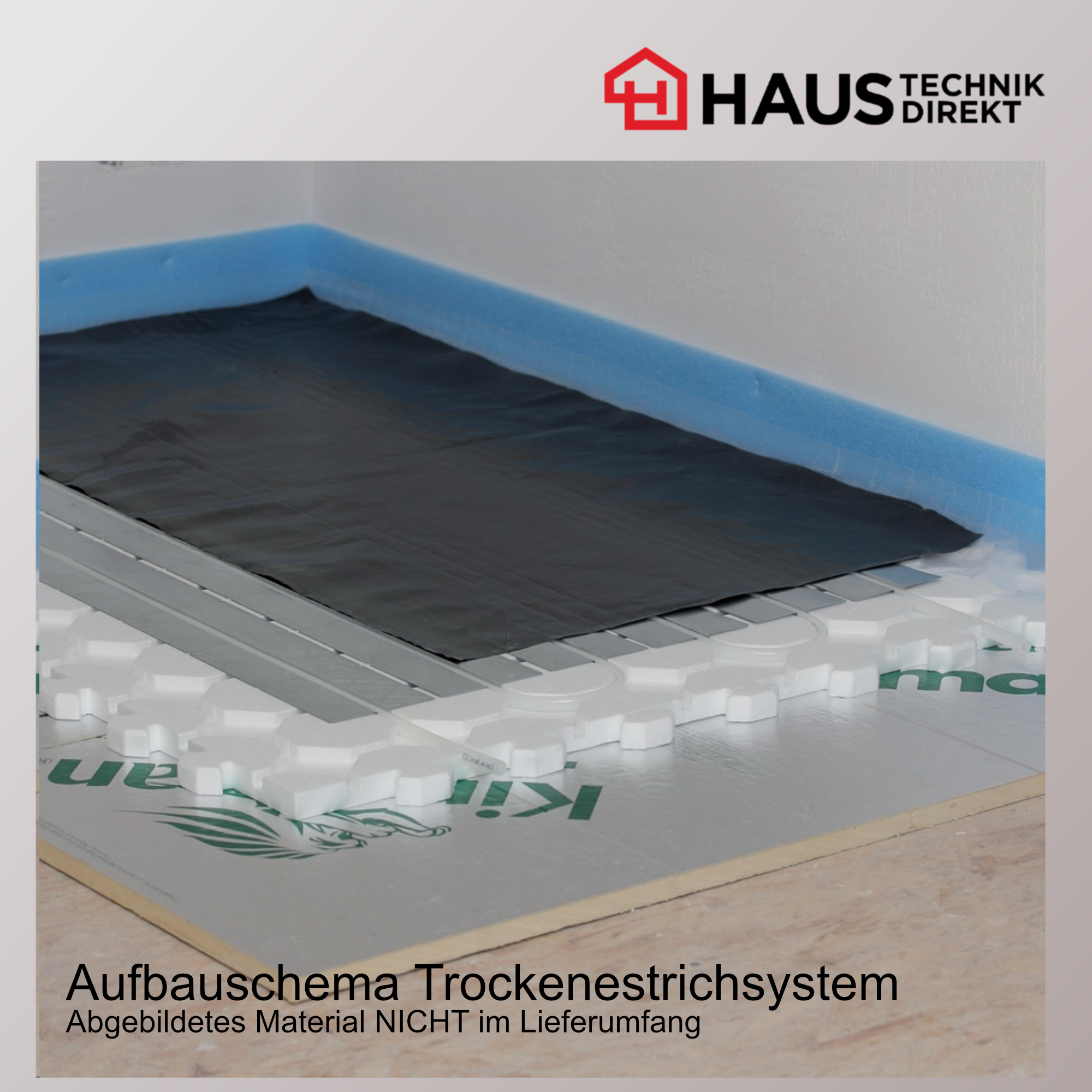 Systemplatte für Trockenestrichsystem 25-14, 0,75 m²